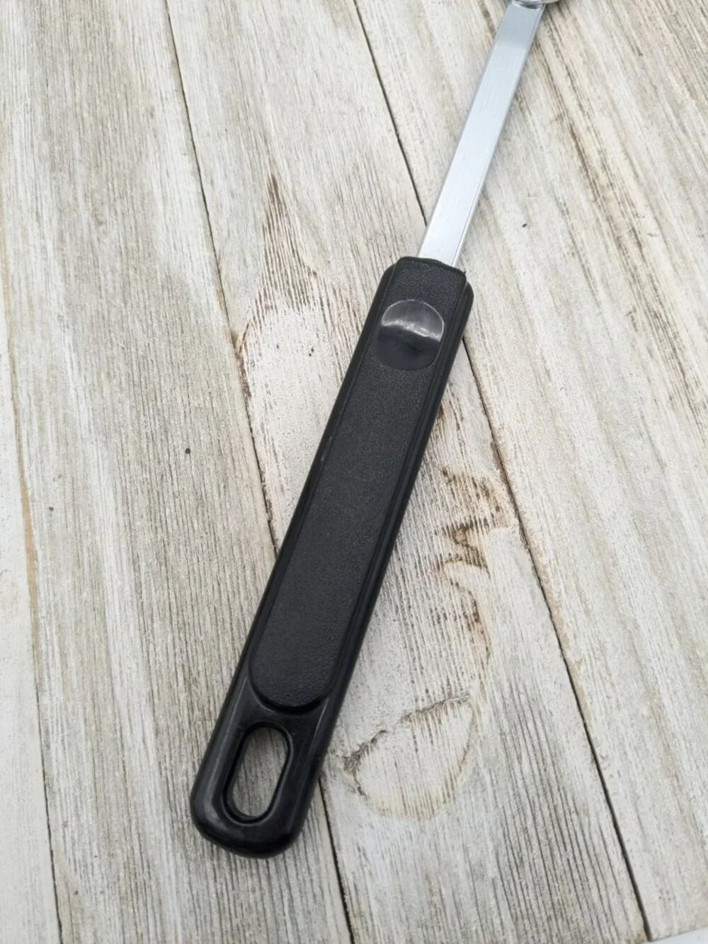 Vintage Ekco 2 Prong Meat Utility Fork Black Handle 11 1/2